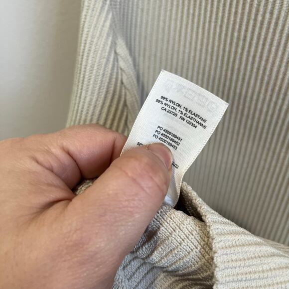 Babaton Aritzia Sculpt Knit Halter Bodycon Mini Dress Womens S - Picture 5 of 7